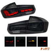 Smoked Black OLED Tail Lights with LED Sequential Indicators for BMW 3 Series F30 Sedan & F80 M3 - Mars Performance